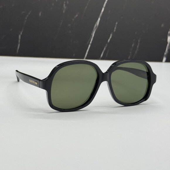 NEW VALENTINO VLS-177A BLACK GREEN SUNGLASSES VALENTINO main image 7